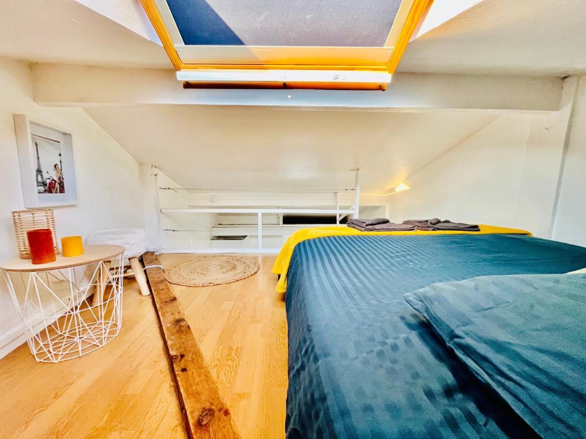Ferienwohnung Parc Buttes Chaumont - Studio Mezzanine Paris Exterior foto